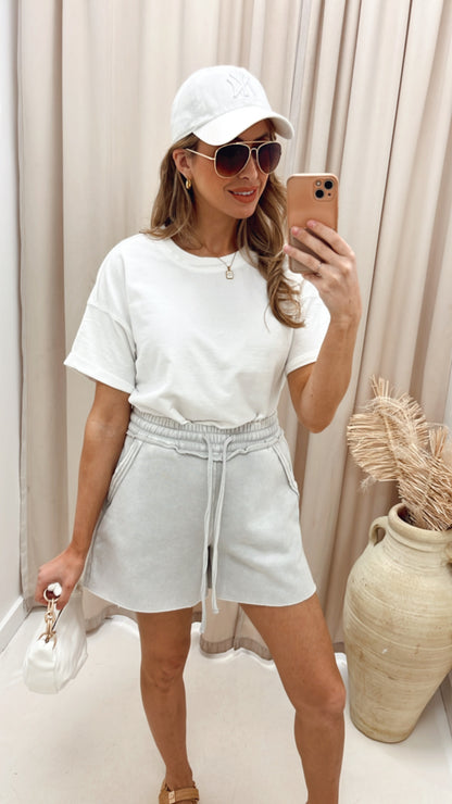 NEW GENINE JOGGER SHORT (ACID WASH SLEET) | BEST SELLER