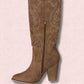 JOLENE COWBOY BOOTS (BROWN)