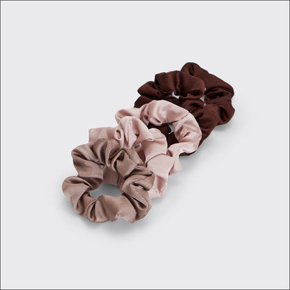 SATIN SLEEP SCRUNCHIES 5 PC CAMEO | KITSCH