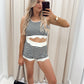 LISA TWO PIECE SHORT SET (STRIPE)