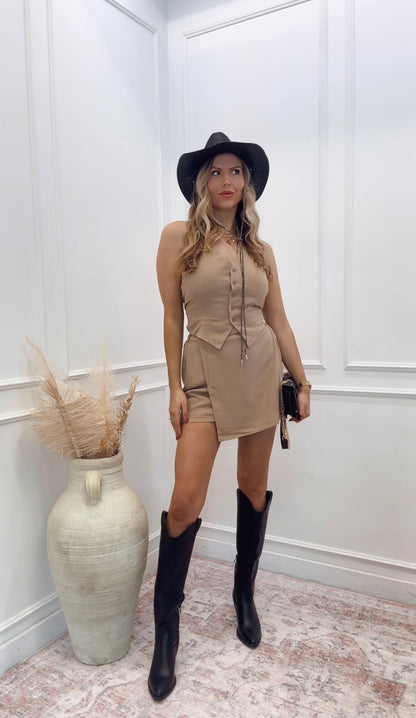 NEW ROMI TWO PIECE SKIRT SET