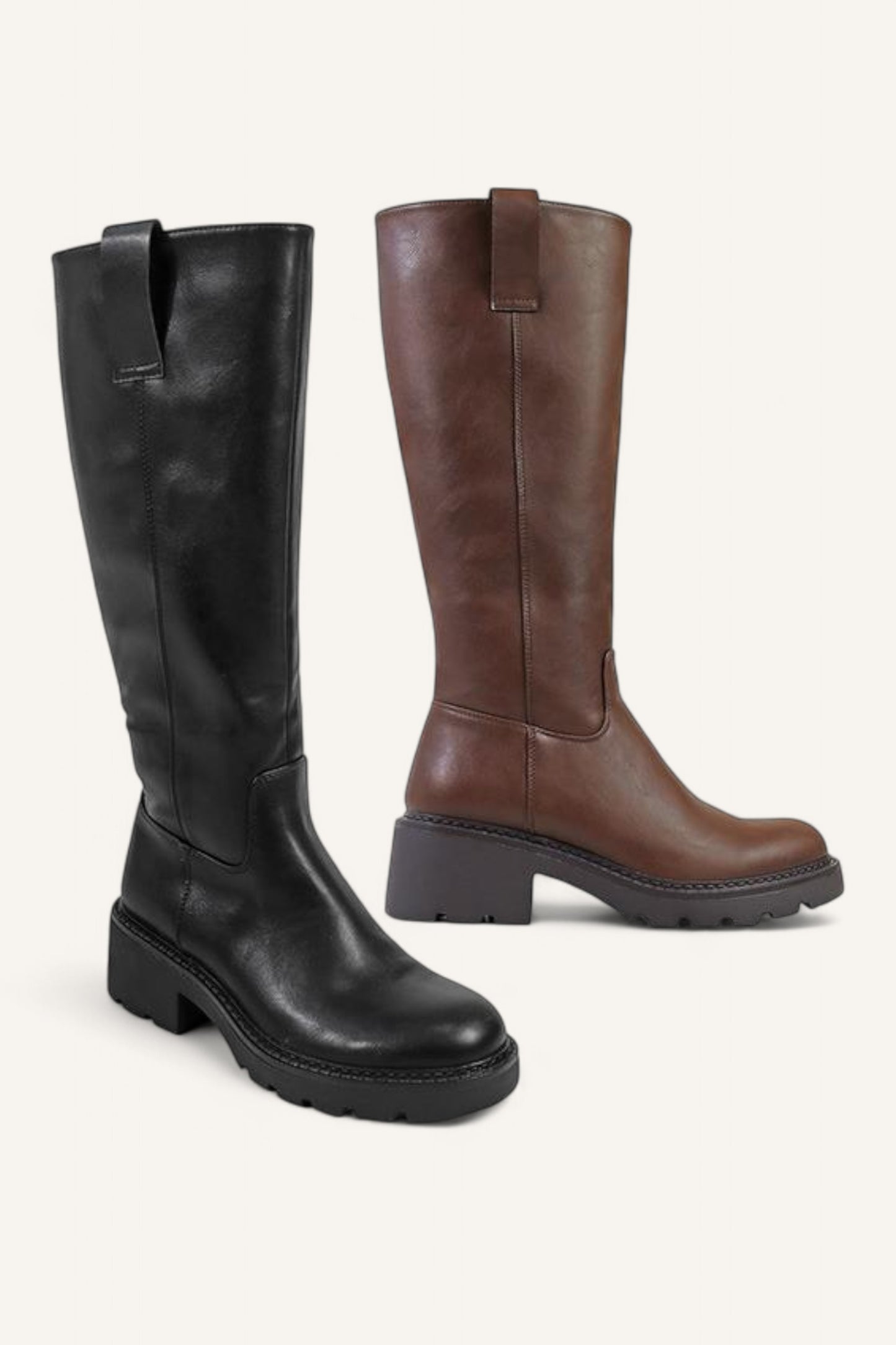 LINDSAY MID CALF BOOT (BLACK)