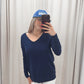 NEW LAYLA SWEATER (NAVY) | BEST SELLER