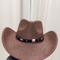 SARAH COWBOY HAT | CHOCOLATE BROWN