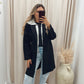 RACHEAL HOODED COAT | BLACK