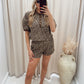 NEW GEORGIA TWO PIECE SHORT SET (ANIMAL PRINT)