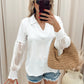 NEW BRANDY BLOUSE (WHITE)