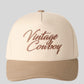 VINTAGE COWBOY HAT | BEST SELLER | (BEIGE)