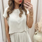 ZOEY TEE CROP AND SKIRT SET (HOT RESTOCK)