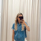 APRIL DENIM TOP