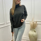 NEW MARGARET TURTLENECK SWEATER (CHARCOAL)