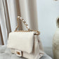 NEW ESTE' WOVEN HAND BAG (BEIGE)