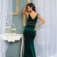 GREEN VELVET GOWN