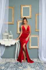 RED VELVET GOWN