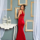 RED VELVET GOWN
