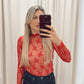 NEW TAMARA LACE TOP | BEST SELLER | (RED)