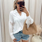 NEW BRANDY BLOUSE (WHITE)