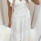JESSICA WHITE MAXI DRESS