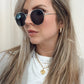 NEW JENNA ROUND SUNGLASSES (SILVER)