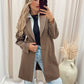 RACHEL HOODED COAT (MOCHA)
