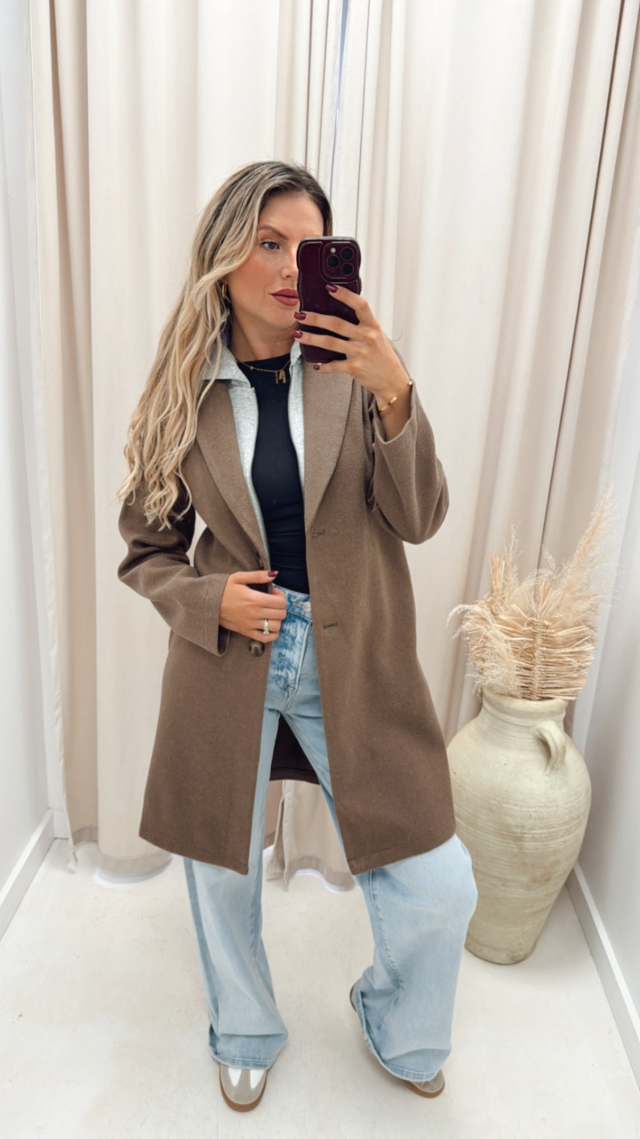 RACHEL HOODED COAT (MOCHA)