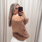 NEW ELEANORA BOATNECK SWEATER (CAMEL)