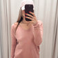 NEW LAYLA SWEATER (ROSE) | BEST SELLER