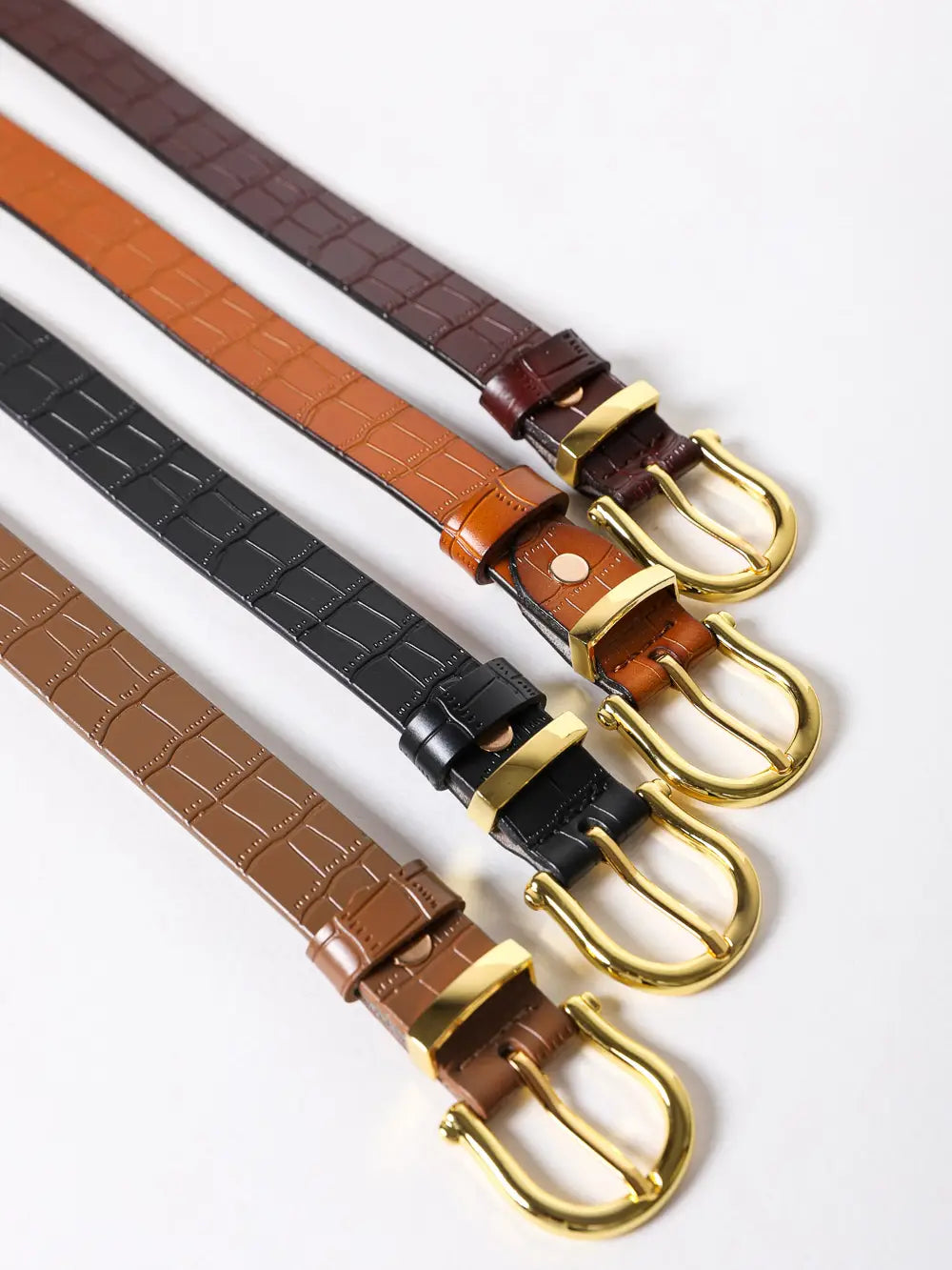 NEW LEATHER BELT (BLACK)