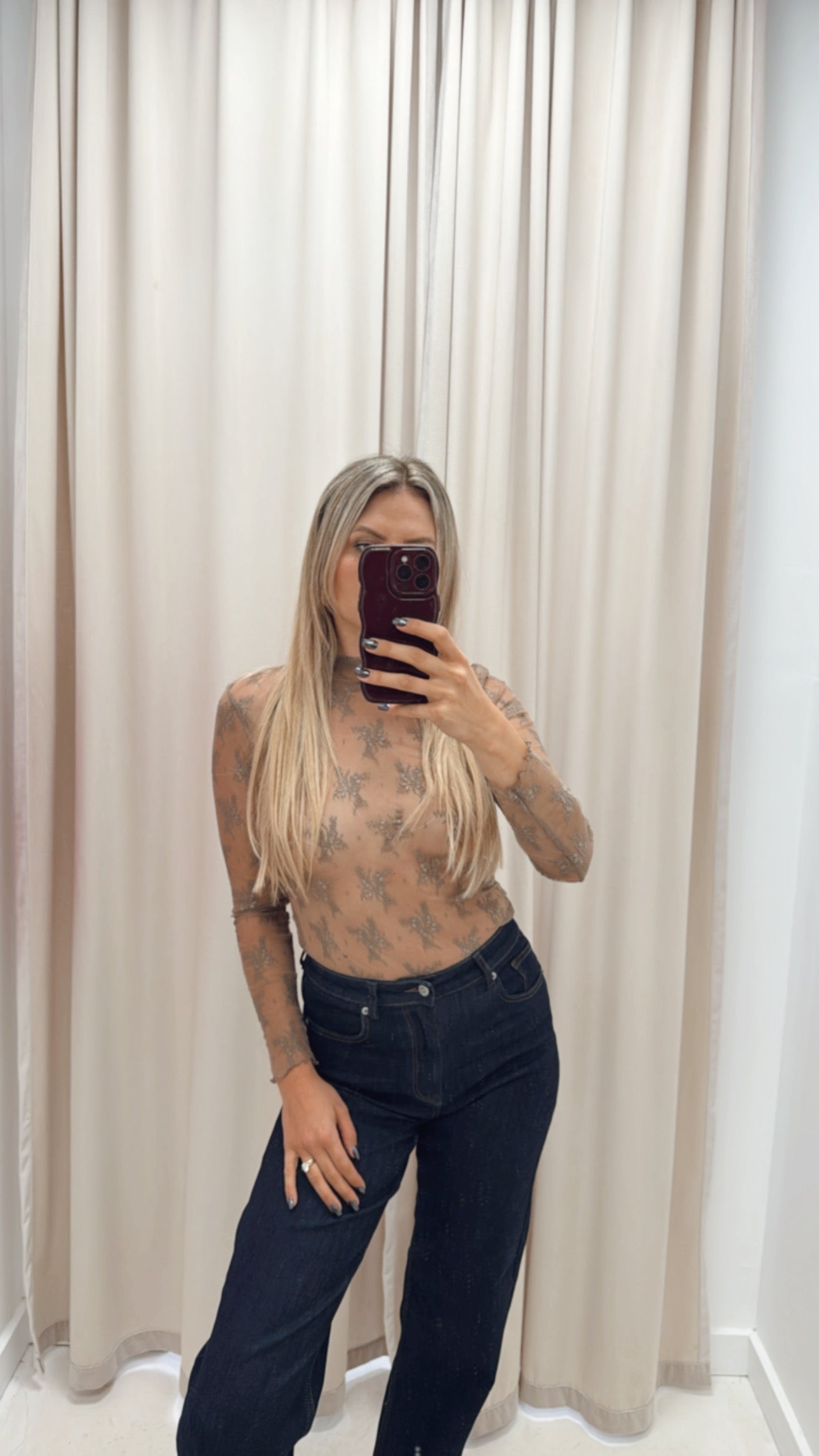 NEW TAMARA LACE TOP | BEST SELLER | (TAUPE)