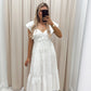 JESSICA WHITE MAXI DRESS
