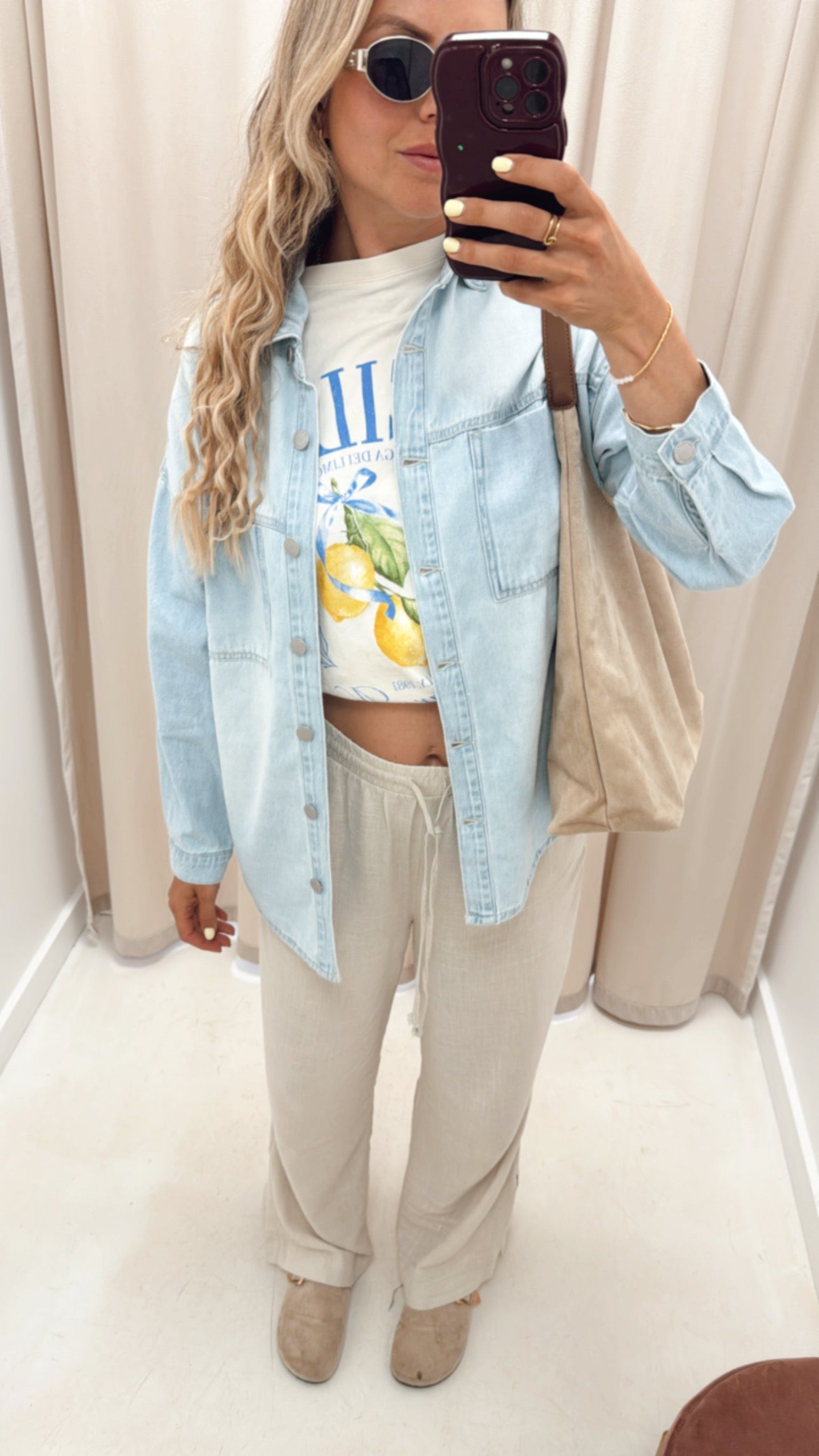 HOLLY DENIM SHACKET (LIGHT WASH)