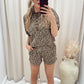 NEW GEORGIA TWO PIECE SHORT SET (ANIMAL PRINT)