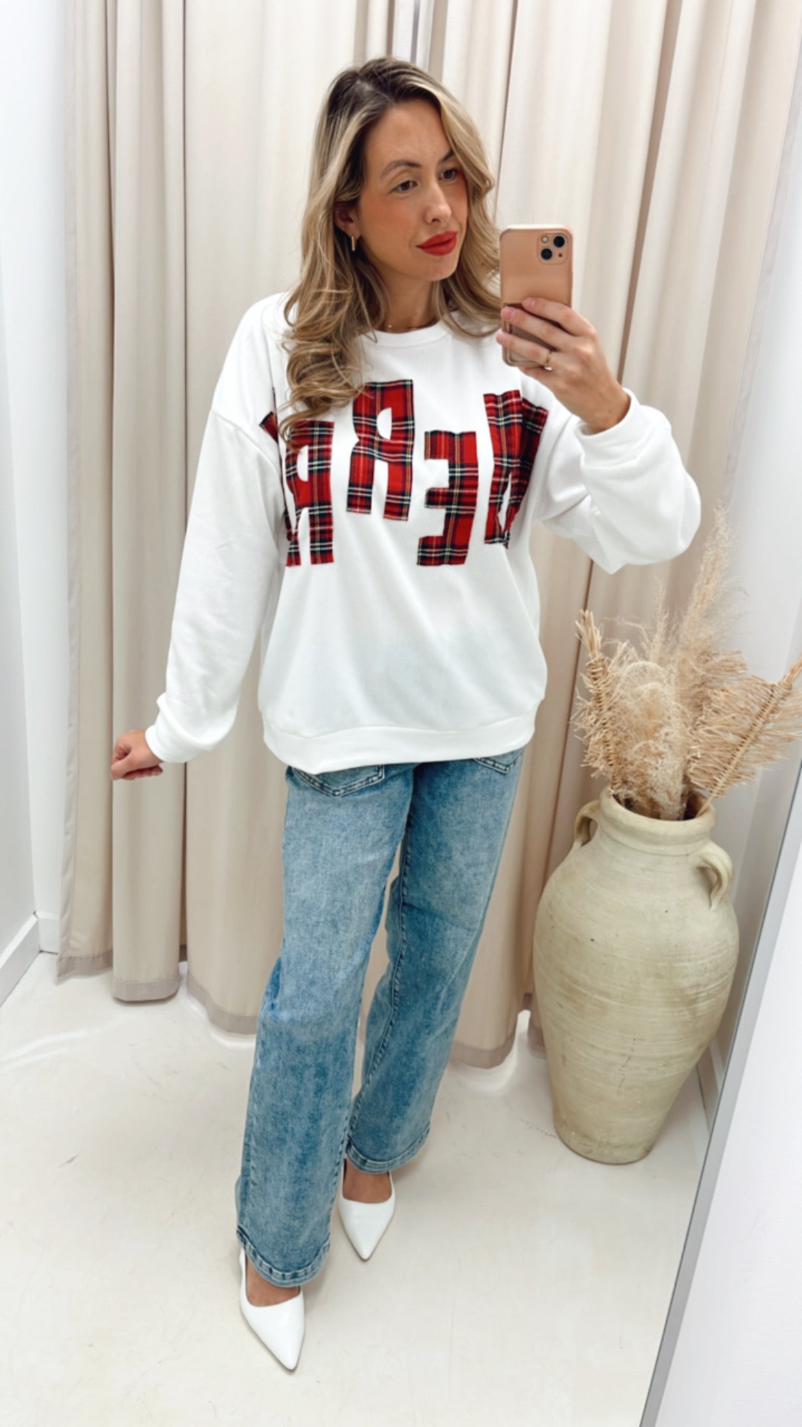 MERRY SWEATSHIRT (WHITE)