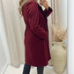 LONGLINE DRESS COAT (DEEP BURGUNDY)
