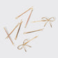 NEW METAL CLOUD & BOW BOBBY PINS | KITSCH