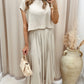 ZOEY TEE CROP AND SKIRT SET (HOT RESTOCK)