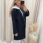RACHEAL HOODED COAT | BLACK
