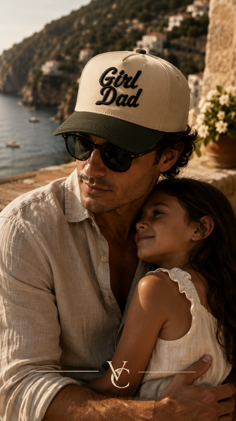 CC GIRL DAD TRUCKER HAT (OLIVE - OLV)