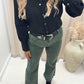 WILLOW DENIM BOOTCUT JEAN  (OLIVE)