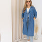 NEW GALE DENIM TRENCH COAT (LIGHT)