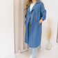 NEW GALE DENIM TRENCH COAT (LIGHT)