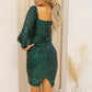 NEW POPPY MIDI DRESS (EMERALD)