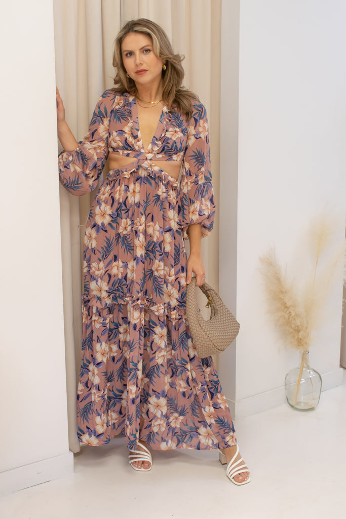 NEW CATHERINE PRINTED MAXI