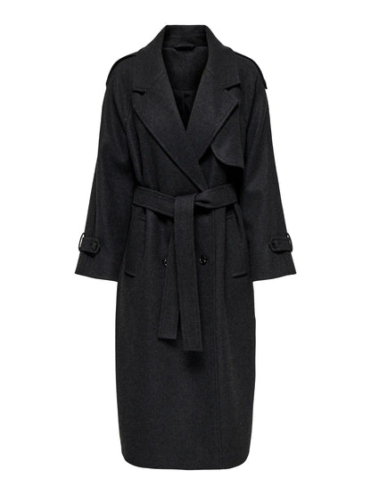DEAR-TRILLION LONG BELT COAT | ONLY