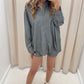 NEW QUIN TWO PIECE SHORT SET (CHARCOAL GREY)