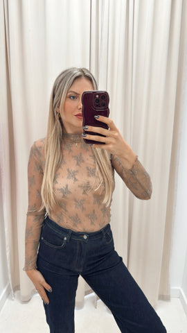 NEW TAMARA LACE TOP | BEST SELLER | (TAUPE)