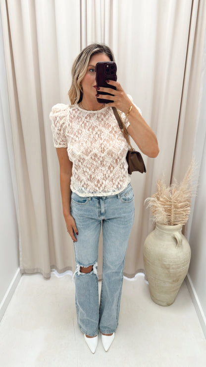OLA LACE T-SHIRT TOP