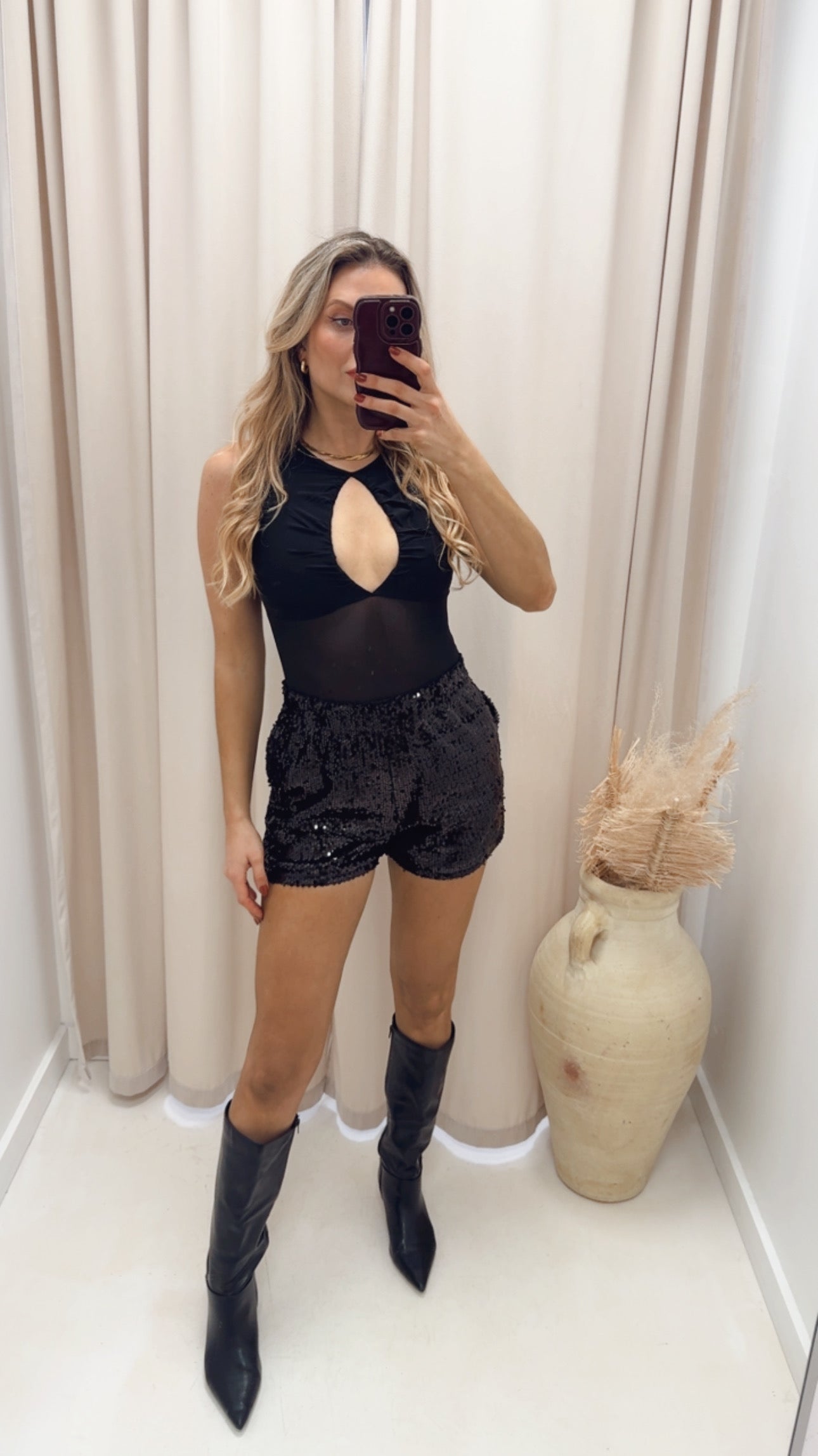 KEYHOLE BODYSUIT (BLACK)