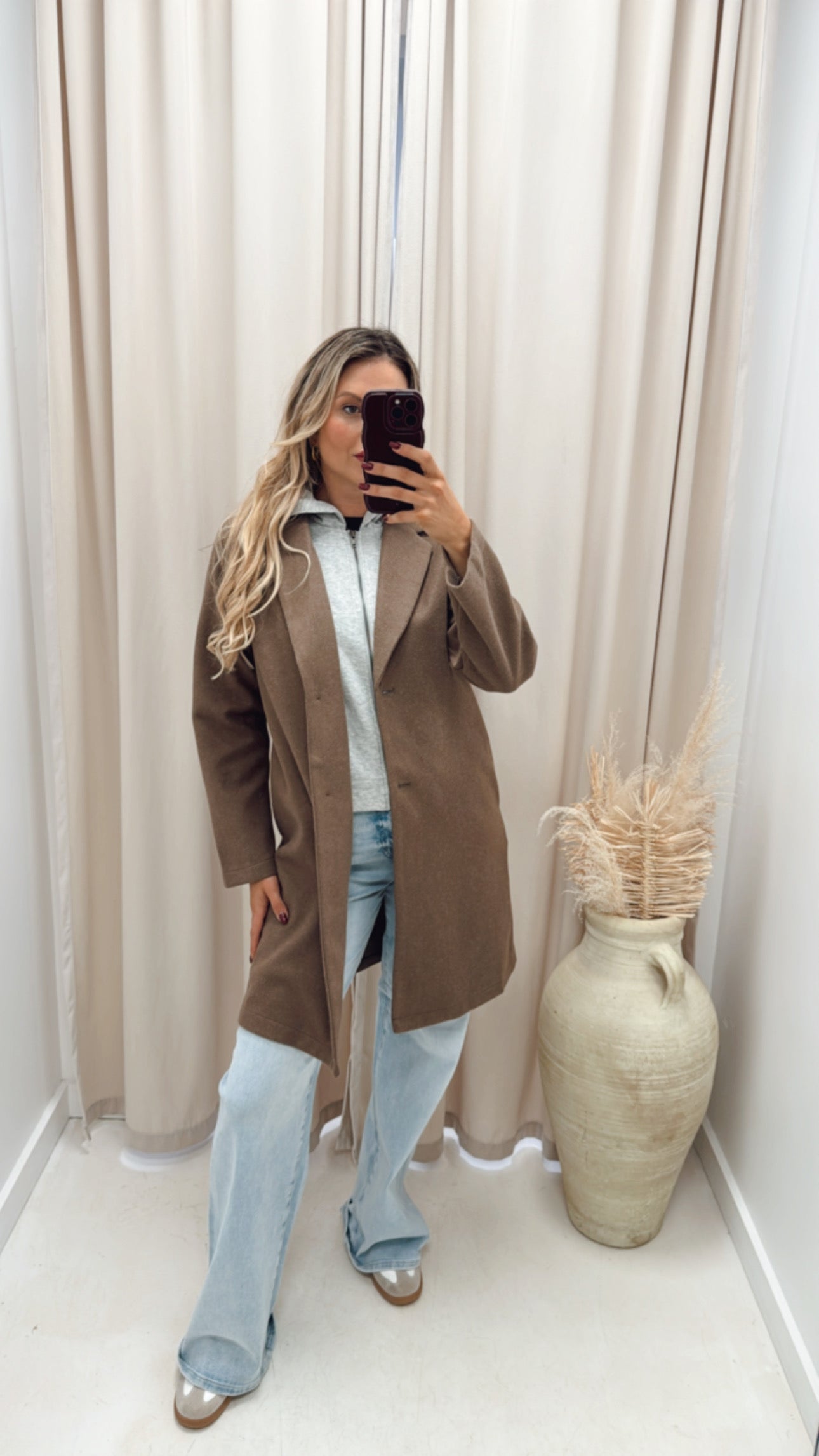 RACHEL HOODED COAT (MOCHA)