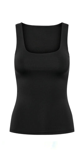 LEA REVERSIBLE TANK (BLACK) | ONLY
